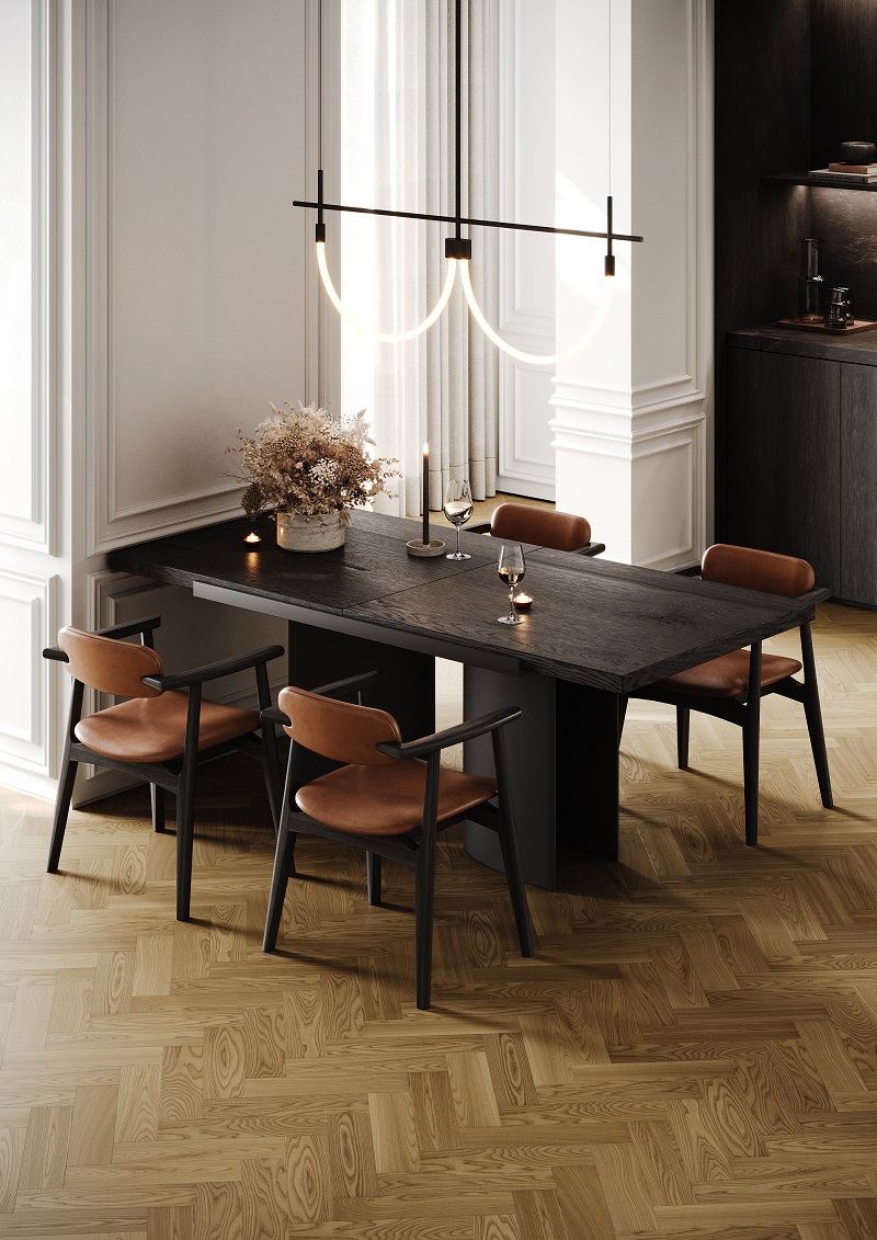 Кварцевый паркет Quartz Parquet Штучный паркет Вяз Кенигсберг 44-550-62